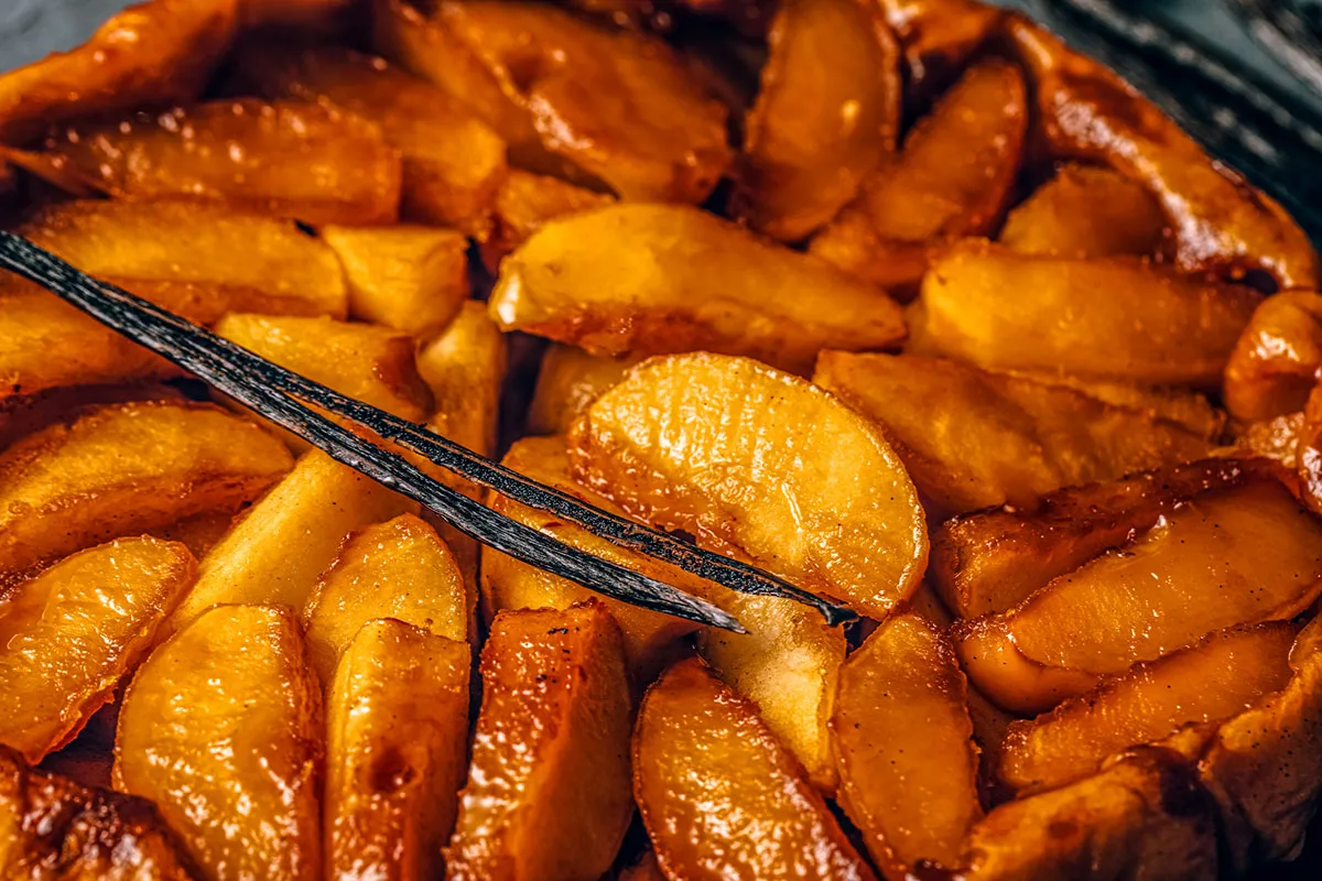 Caramelized apple